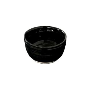 Handmade Black Pottery Bowl